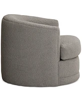 Closeout! Jenselle 36" Fabric Swivel Chair, Created for Macy's