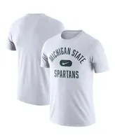 Men's Nike White Michigan State Spartans Team Arch T-shirt