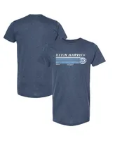 Men's Stewart-Haas Racing Team Collection Heather Navy Kevin Harvick Hot Lap T-shirt