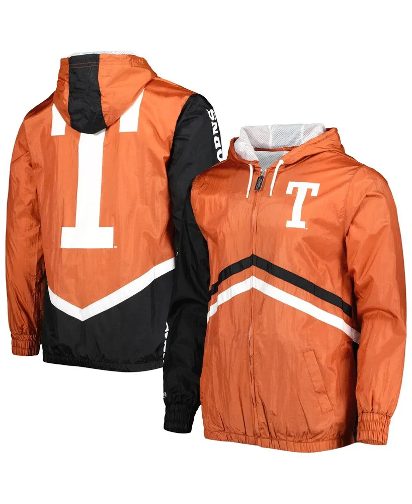 Men's Mitchell & Ness Texas Orange Longhorns Undeniable Full-Zip Windbreaker Jacket