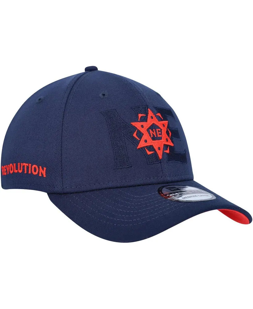 Men's New Era Navy England Revolution Kick Off 39THIRTY Flex Hat