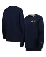 Women's League Collegiate Wear Navy Notre Dame Fighting Irish Guinness Academy Raglan Sweatshirt