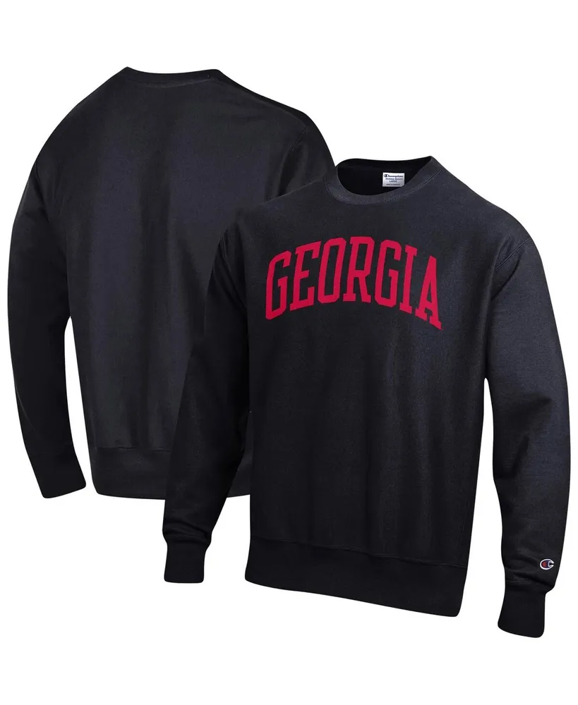 Men's Champion Georgia Bulldogs Arch Reverse Weave Pullover Sweatshirt