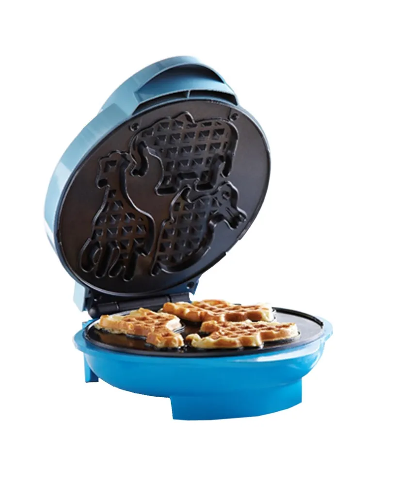 Bella Snowflake Blue Nonstick 4 Mini Waffle Maker - Macy's