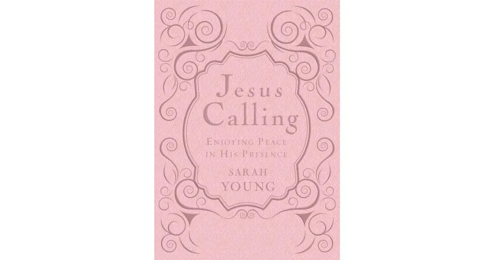 Jesus Calling, Pink Leather soft, with Scripture References- Enjoying Peace in His Presence (A 365