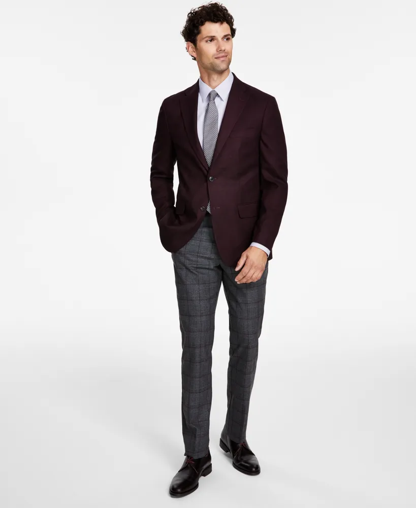 Tommy Hilfiger Men's Modern-Fit Pattern Check Sport Coats - Macy's