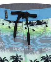 Hurley Big Boys Doodle Paradise All Over Print Boardshorts