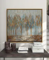 Rosemary Lane Canvas Tree Framed Wall Art with Gold-Tone Frame