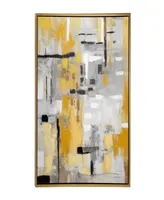 Rosemary Lane Canvas Abstract Framed Wall Art with Gold-Tone Frame, 39" x 2" x 39"