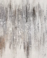 Rosemary Lane Canvas Abstract Framed Wall Art with Silver-Tone Frame, 71" x 1" x 20"