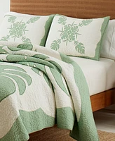 Tommy Bahama Home Molokai Embroidered Quilt