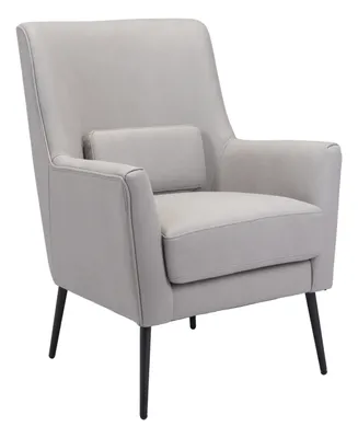 Zuo 36" Steel, Polyester Ontario Boho Chic Accent Chair