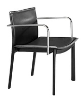 Zuo 28" each, Set of 2 Steel, Polyurethane Gekko Conference Chair