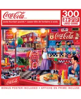 Masterpieces Coca-Cola - Soda Fountain 300 Piece Ez Grip Jigsaw Puzzle