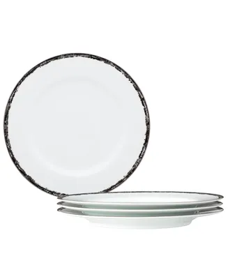 Noritake Rill Set of 4 Dinner Plates, Service for