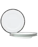 Noritake Rill Set of 4 Dinner Plates, Service for