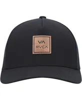 Men's Rvca Black Va All The Way Trucker Snapback Hat