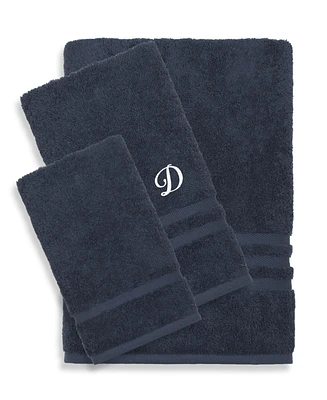 Linum Home Turkish Cotton Personalized Denzi 3-Pc. Bath Towel Set