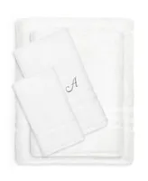 Linum Home Textiles Turkish Cotton Personalized Denzi White Towel Collection