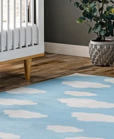 nuLoom Aurora Lilia Washable Kids Cloud 8' x 10' Area Rug