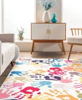 Nuloom Aurora Pinkie Washable Handprint Kids Area Rug