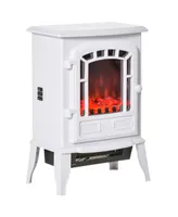 Homcom 22" Freestanding Portable Indoor Electric Fireplace Flame Space Heater