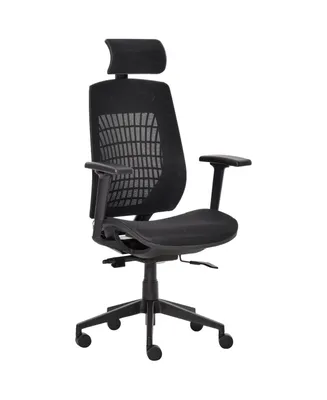 Vinsetto Ergonomic Office Chair with Adjustable Height and Headrest Support