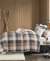 Madison Park Ridge Herringbone 6-Pc. Quilt Set, King/California King
