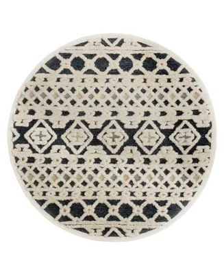 Lr Home Sweet SINUO54114 6' x 6' Round Area Rug