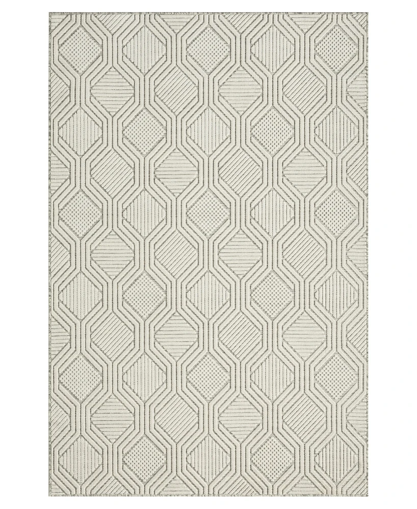 Lr Home Closeout! Vance VERND8210D 7'9" x 9'9" Outdoor Area Rug