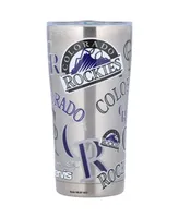 Tervis Tumbler Colorado Rockies 20 Oz All Over Stainless Steel Tumbler with Slider Lid