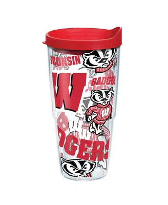 Tervis Tumbler Wisconsin Badgers 24 Oz All Over Classic Tumbler