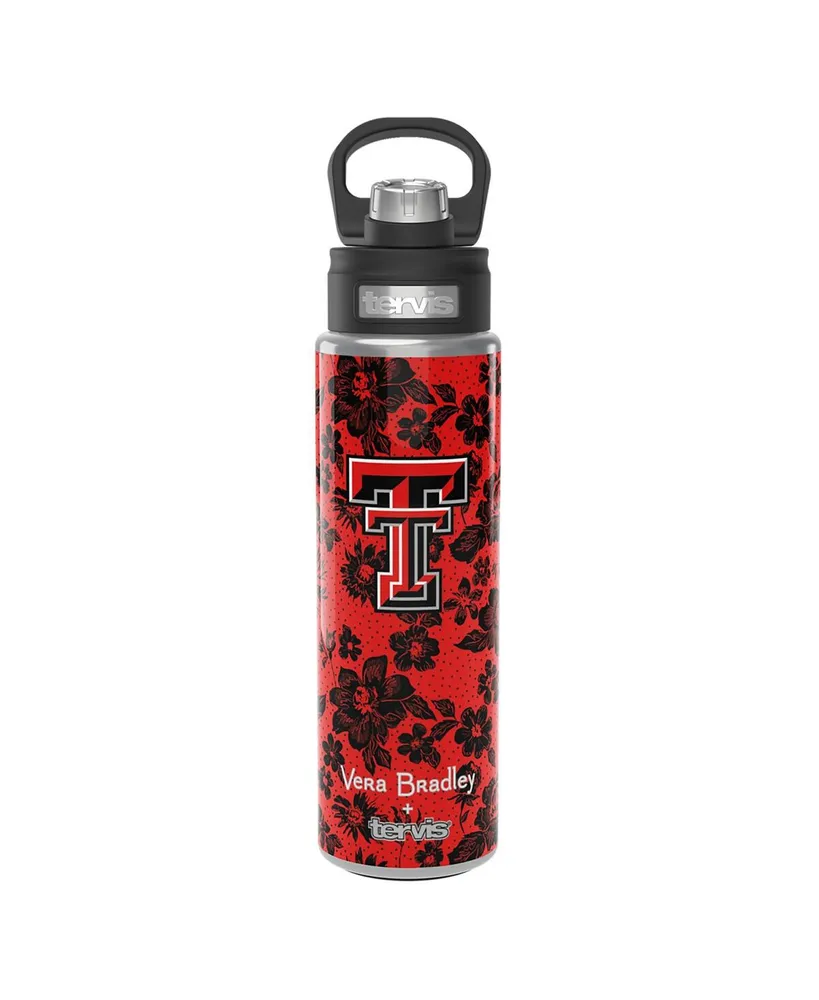 Vera Bradley x Tervis Tumbler Texas Tech Red Raiders 24 Oz Wide Mouth Bottle with Deluxe Lid