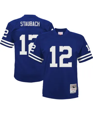 Big Boys and Girls Mitchell & Ness Roger Staubach Navy Dallas Cowboys Retired Player Legacy Jersey