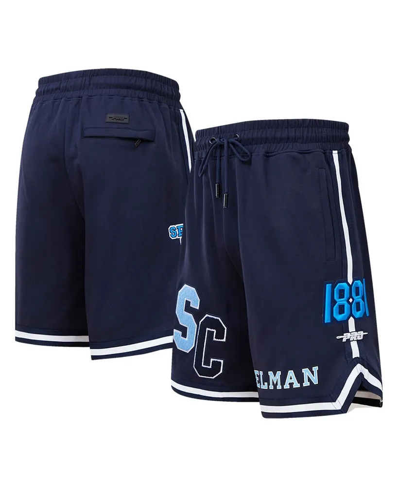 Men's Pro Standard Navy Spelman College Jaguars University Classic Shorts