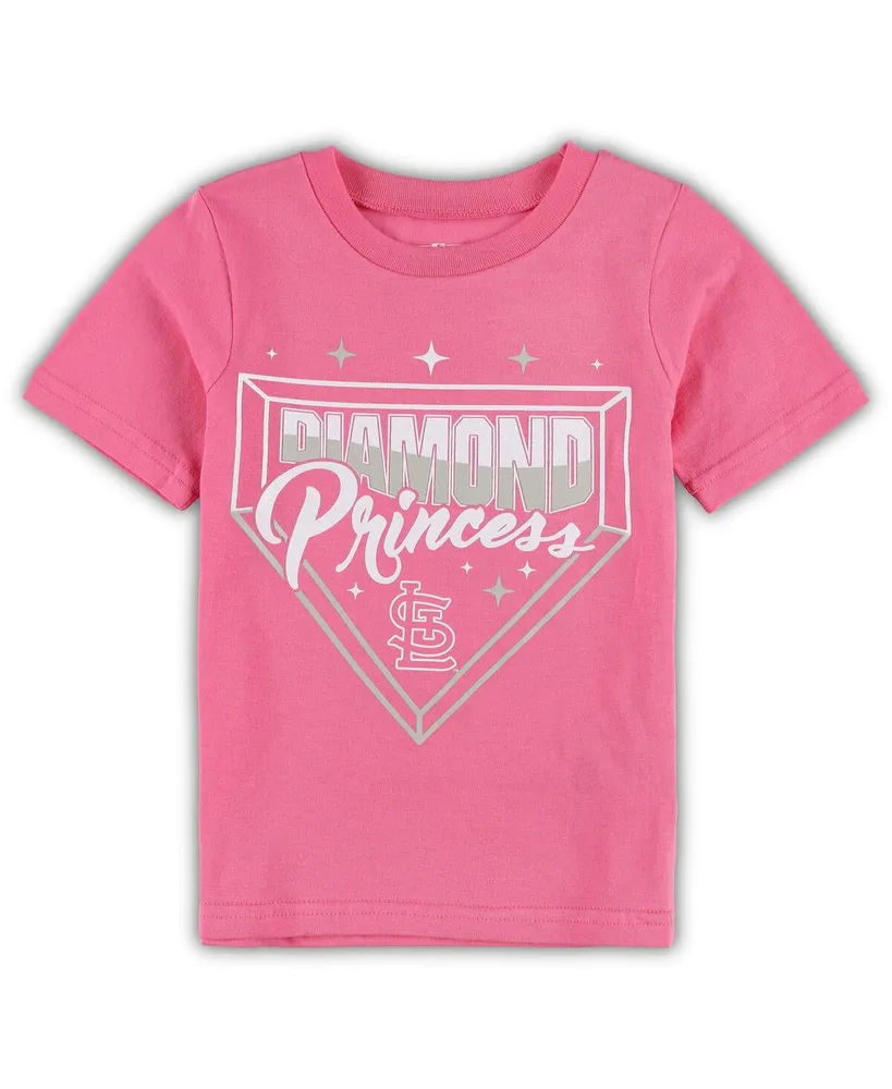 Girls Toddler Pink Milwaukee Brewers Diamond Princess T-Shirt Size: 2T