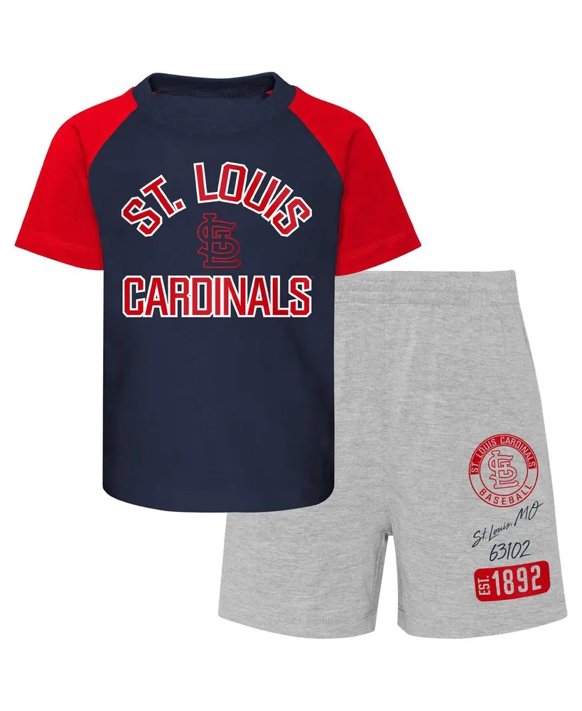 Outerstuff Toddler Boys and Girls Navy St. Louis Cardinals Ball Boy T-shirt  - Macy's