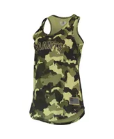 Women's New Era Green San Francisco Giants 2022 Mlb Armed Forces Day Camo Racerback Tank Top