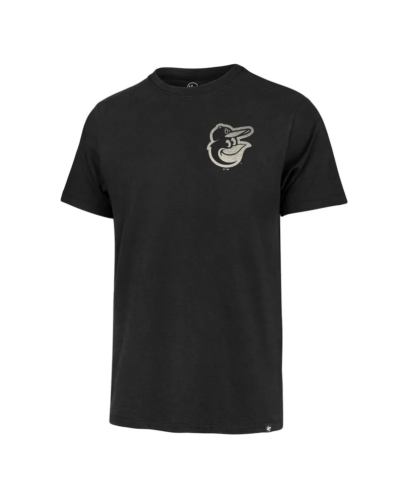 Men's '47 Brand Black Baltimore Orioles Turn Back Franklin T-shirt