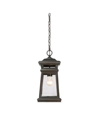 Savoy House Taylor 1-Light Outdoor Hanging Lantern in English Bronze with Gold