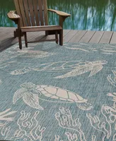 Lr Home Sean SEADE81879 7'6" x 9'5" Outdoor Area Rug