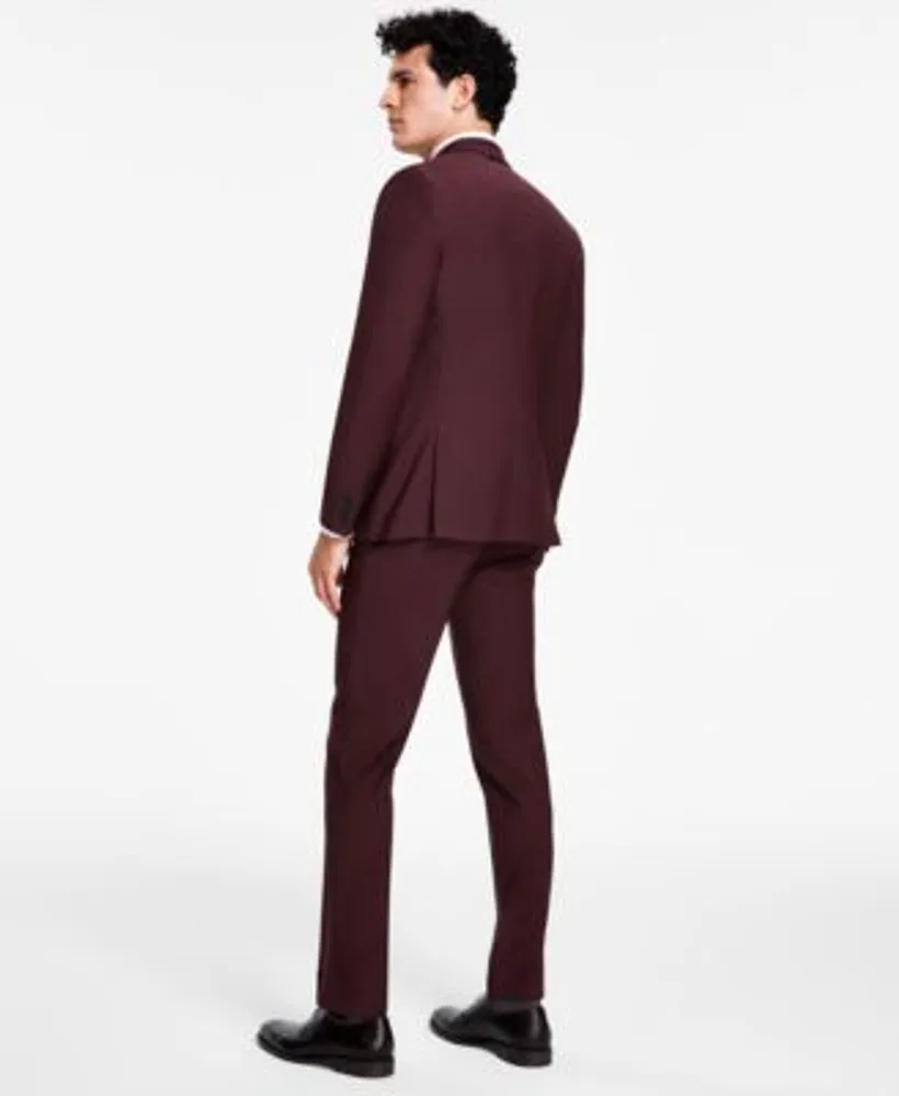 Bar Iii Mens Slim Fit Solid Suit Jacket Vest Pant Created For Macys