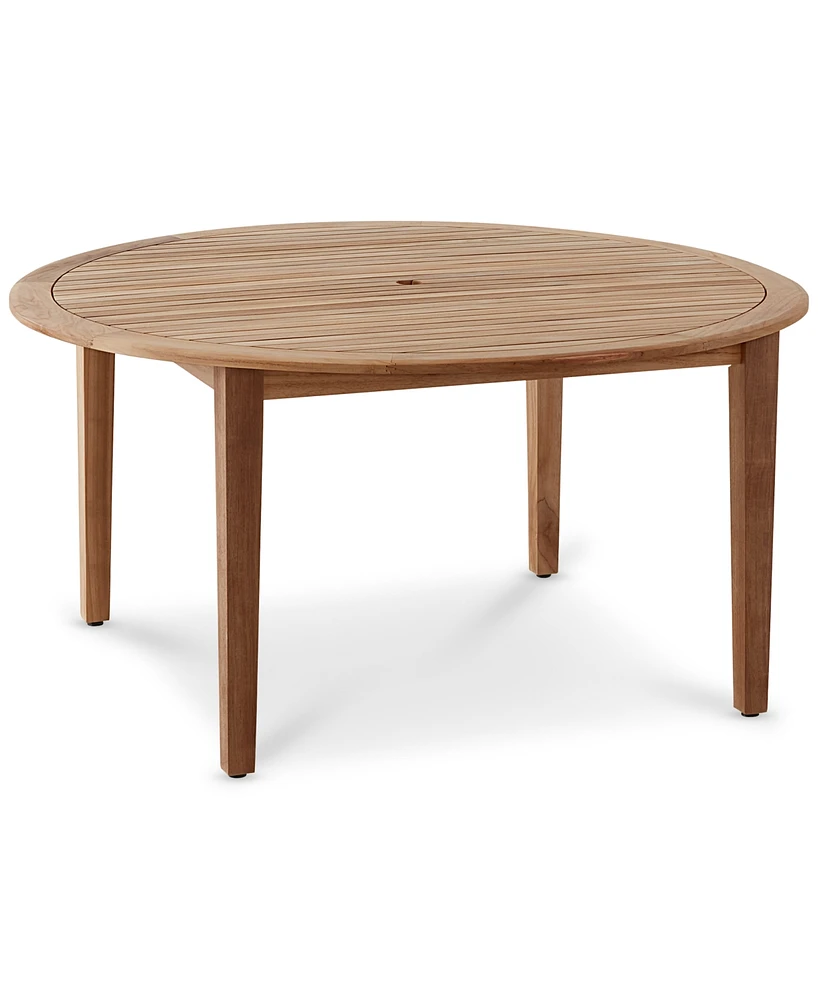 Closeout! Longstock Outdoor Teak Dining Table, Created for Macy's