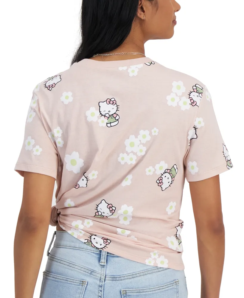 Love Tribe Juniors' Hello Kitty Crewneck T-Shirt