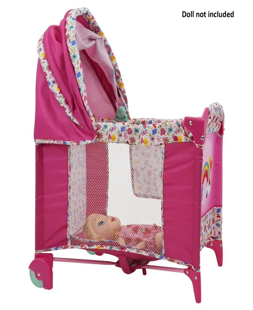 Baby Alive Pink Rainbow Deluxe Doll Play Yard