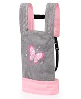 Bayer Design Dolls Grey, Pink, Butterfly Carrier Modern Design