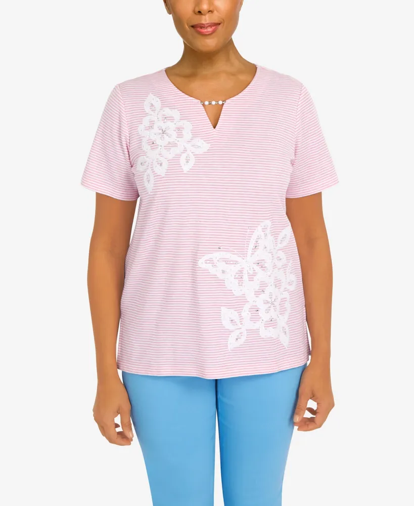 Womens Alfred Dunner Tops & Tees - Tops