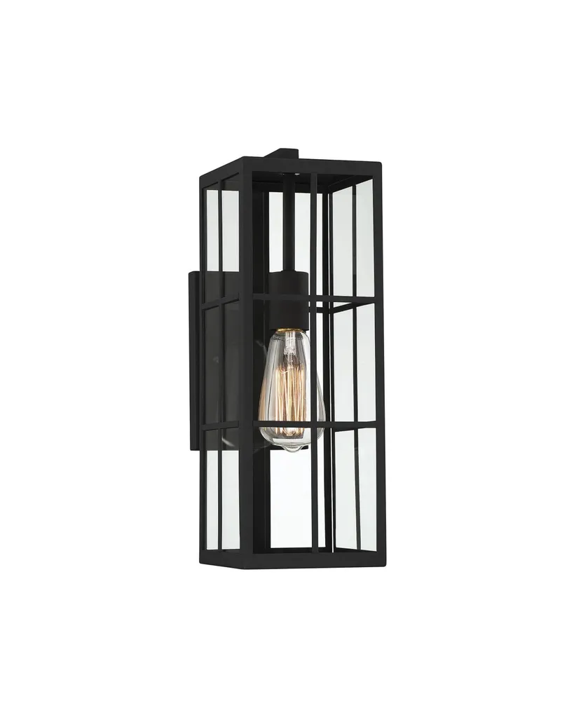 Savoy House Ericson 1-Light Outdoor Wall Lantern in Matte Black