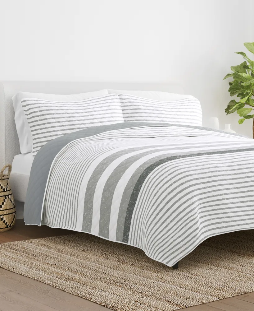 Nautica Dover Striped Cotton Reversible Quilt Mini Set