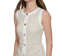 Tommy Hilfiger Women's Faux-Button-Front Sheath Dress